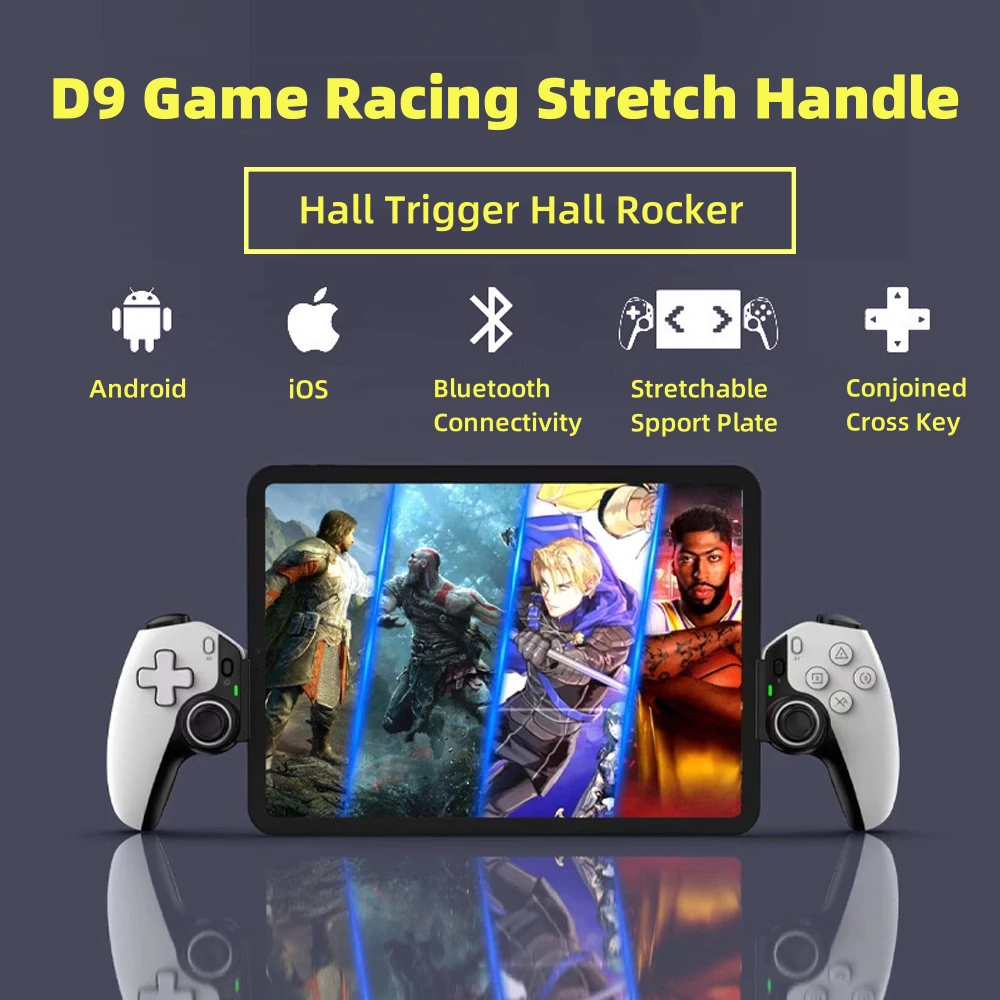 Gaming Console Ipad - D9 Tablet Denetleyici Kablosuz Kolu Anahtarı
