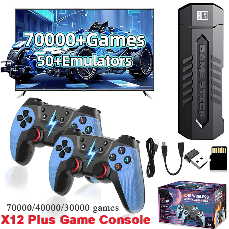 Gaming Console Stick - X2 Retro Oyun Çubuğu 128GB 70000/30000+