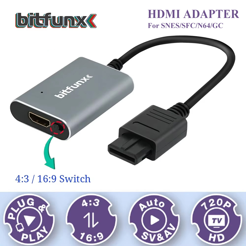 Gaming Console All In One - Bitfunx 720P Svideo / AV -