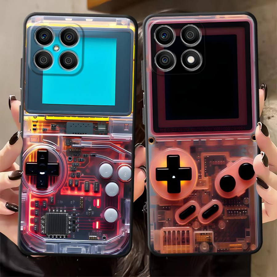 Gaming Console X7 - Kırmızı Oyun Konsolu Funda Telefon Kılıfı