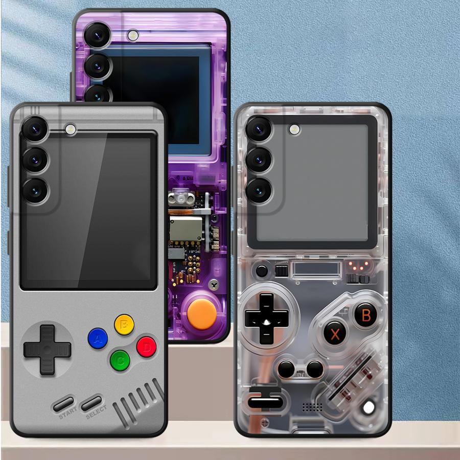 Gaming Consoles - Mor Oyun Konsolu Desenli Telefon Kılıfı
