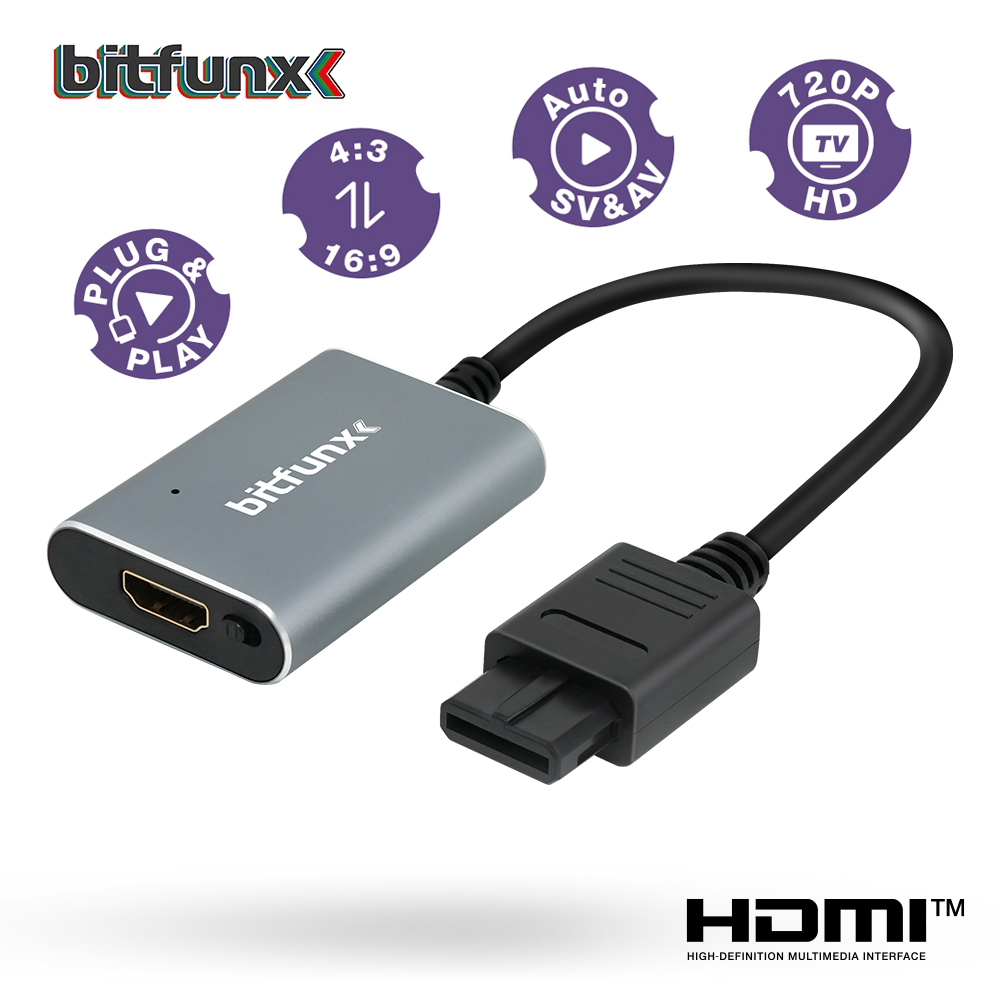 Gaming Console All In One - Bitfunx 720P HDMI ™ Adaptör S-video