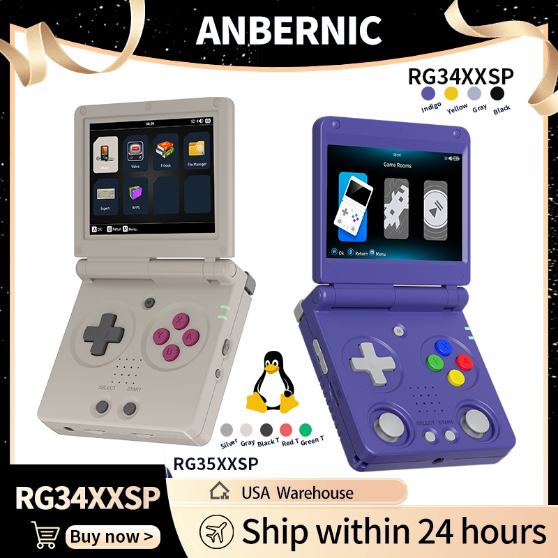 Anbernic RG34XXSP RG35XXSP Fli - Gaming Console All In One incelemesi ve fiyatı