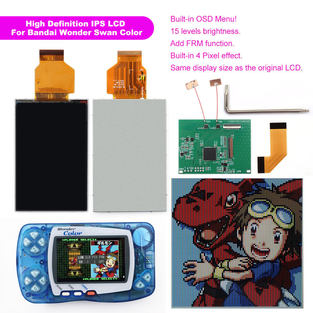Yeni WSC Hightlight IPS LCD Ek - Gaming Console Display incelemesi ve fiyatı