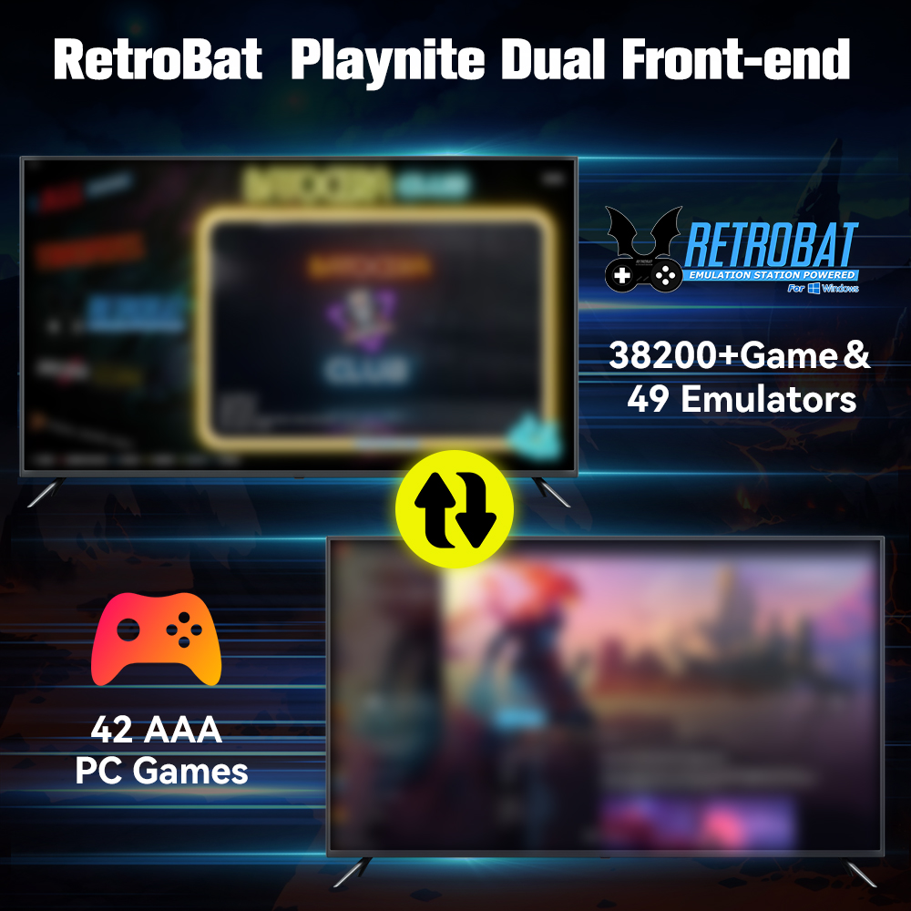 Retrobat&Playnite Sistemi HDD  - Gaming Console Stick incelemesi ve fiyatı