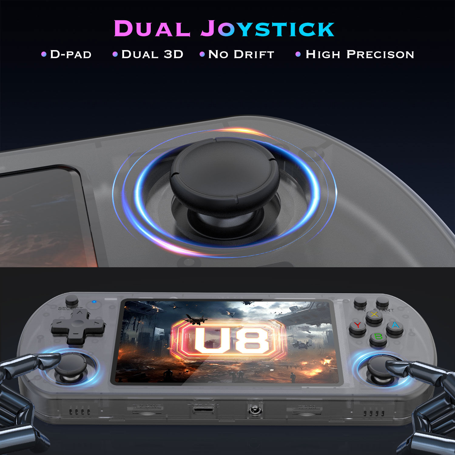 U8 Retro El Tipi Video Oyun Ko - Gaming Console X7 incelemesi ve fiyatı